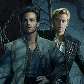 Chris Pine & Billy Magnussen as \"The Prince & The Other Prince\"