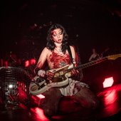 Blair serving cunt with a guitar and bloody outfit absolutely devouring