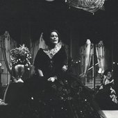 Dame Kiri te Kanawa as Violetta in Act II scene II.