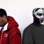 Image of producer Madlib and The Supervillain MF DOOM