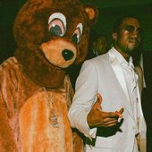 Kanye and Dropout Bear 2005