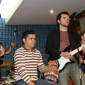 En un estudio de grabación