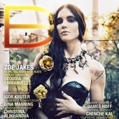Zoe Jakes on the cover of Dark Beauty Magazine