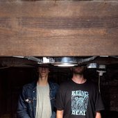 Nathan and Matthew in Lost Cross House basement 7/10/23