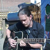 Live acoustic in the beer festival garden