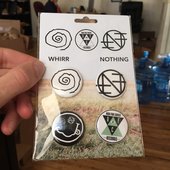 Whirr / Nothing Pin Pack (2014)