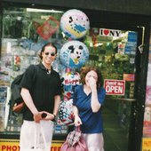 Goofing on 57th street 1996