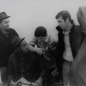 Dom Salvador, seated, with one of his early bands in Rio