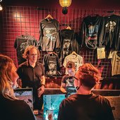 Merch table
