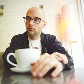 Moby with tea.