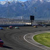 MARSHALL BEATS CUH at a NASCAR track.