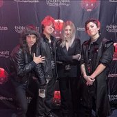 (From left to right) Sam Palombo, Cam Rostami, Corky Lee, Evan Thomas