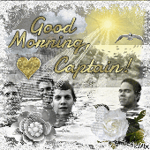 Good Morning Captain! Blingee