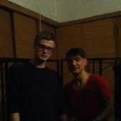 With the vocalist of \"Электрофорез\"