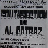 Southsection and Al-Catraz at Fiddlers, Bedminster, Bristol. (street poster)