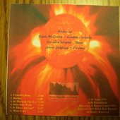 Back of CD Cover