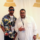 Brown of Sore Losers & Legendary Hip Hop DJ Teddy Tedd at The Grammys SXSW 2012 Reception