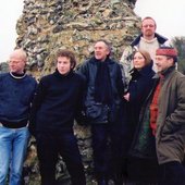 Stone Angel in 2002 | Richard Danby, Rob Futter, Ken Saul, Joan Saul, Dave Felmingham, Andrew Smith (photo: Arthur Jinsule)