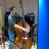 Henry Willard recording with DaylightSaving at Canterbury College studio Feb 2013