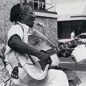 Flora Molton busking in Washington, DC early 1980s