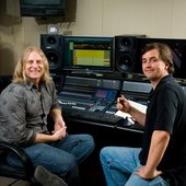 in the studio with John B...