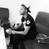 black and white