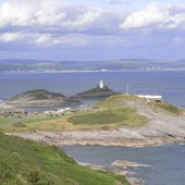 Mumbles light house ,Swansea bay.