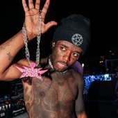 Uzi w/ BABYMETAL inspired logo Pink Tape chain