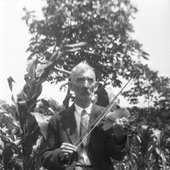 Jilson Setters playing fiddle circa 1926.