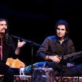 Shahram Nazeri with his son Hafez Nazeri