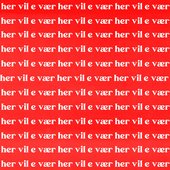 Her vil e vær - Single