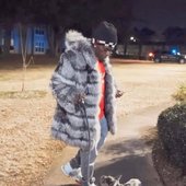 Bro matching with his dog