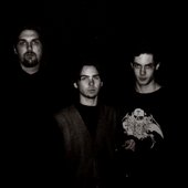 band photo in byron's yard