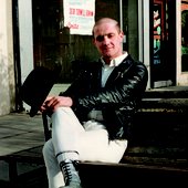 Paul with the original clockwork orange \"grandad\" haircut 1982