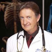 Ken Jenkins as Dr. Kelso on Scrubs.