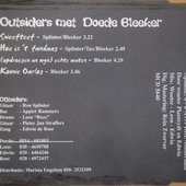 Outsiders met Doede Bleeker - Back CD Cover