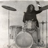 Klaus Dinger on Drums 1970 Photo Wolfgang v. Groote