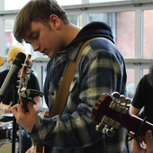 Sunnyslope performing with project "The Yëlløws" in late 2019