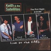 Keith & The Satellites - Live at the Earl - CD Front