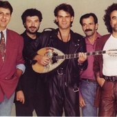 Ο Λ. Καρελάς, ο Β. Δεληκούρας, ο Χρ. Παπαδόπουλοσ, ο Π. Μανωλάκος και ο Α. Παπαγεωργίου