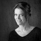 Karen Damen - Z/W portret