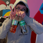 poured up inna SPOREUY R yeah yeah in a prite bottle yeah in a po