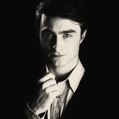 Daniel Radcliffe black&white