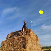 owen on some hay