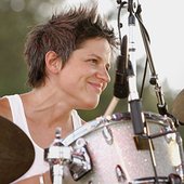 Allison  Miller with drum