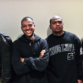 Racionais Mc's antes do show no sesc em 2009 (Mano Brown, Kl-Jay, Edy Rock e Ice Blue)