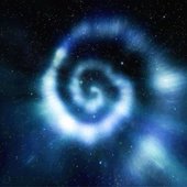 宇宙の青