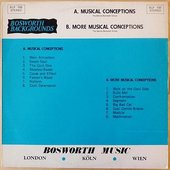 Musical Conceptions / More Musical Conceptions