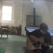 Nate recording a demo of "Morden", Pencaitland, Scotland