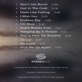 Stereo Sol - When The Sun Goes Down (Back Cover)